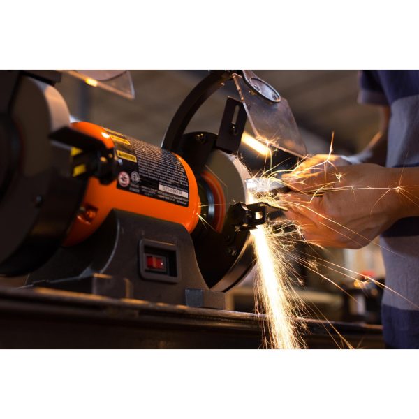 WEN BG4276 2.1-Amp 6-Inch Single Speed Bench Grinder with Flexible Work Light Cheap - Image 4
