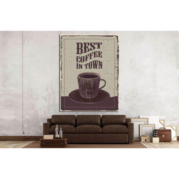 Art canvas in vintage style №4521 Ready to Hang Canvas Print Hot on Sale - Image 3