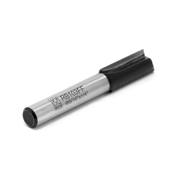 WEN RB103FF 5 16 in. Straight 2-Flute Carbide-Tipped Router Bit with 1 4 in. Shank Discount - Image 3