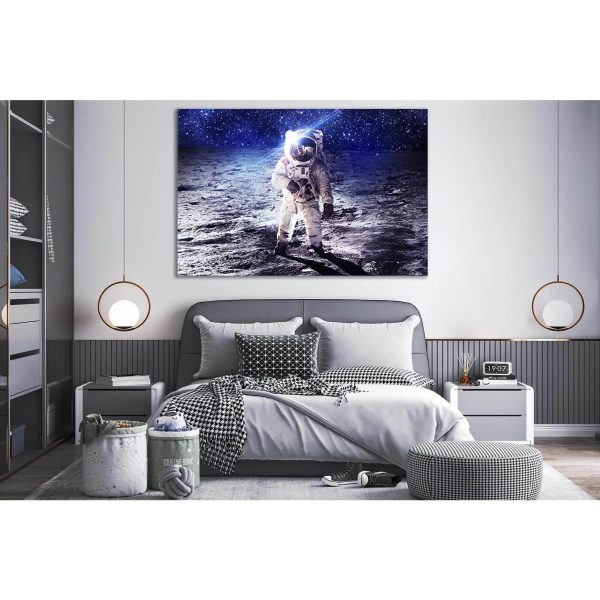 Astronaut Moon Surface №SL385 Ready to Hang Canvas Print Discount