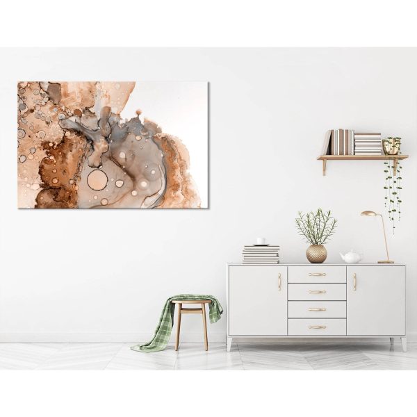 Ginger Octopus Abstract №04272 Ready to Hang Canvas Print Cheap - Image 3
