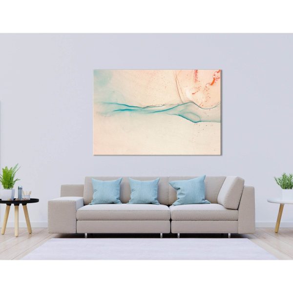 Ripples Of Agate Abstract №04295 Ready to Hang Canvas Print Cheap - Image 3