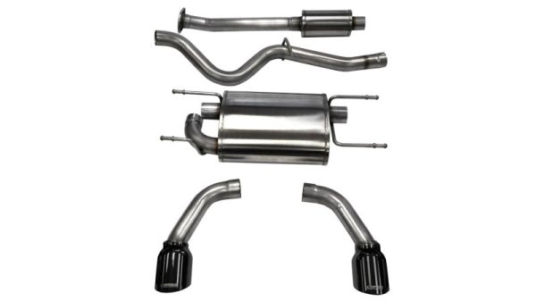 Corsa Black Tip Sport Cat-Back Exhaust (13-21 FRS BRZ 86) For Discount
