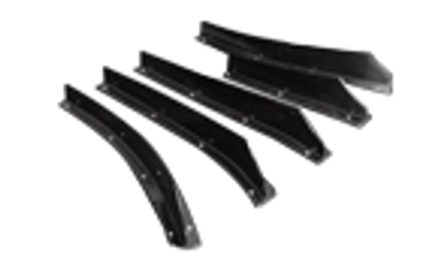JDC Varis Style Carbon Fiber Rear Diffuser With Canards & Third Brake Light (12-16 R35 GT-R) Hot on Sale - Image 2